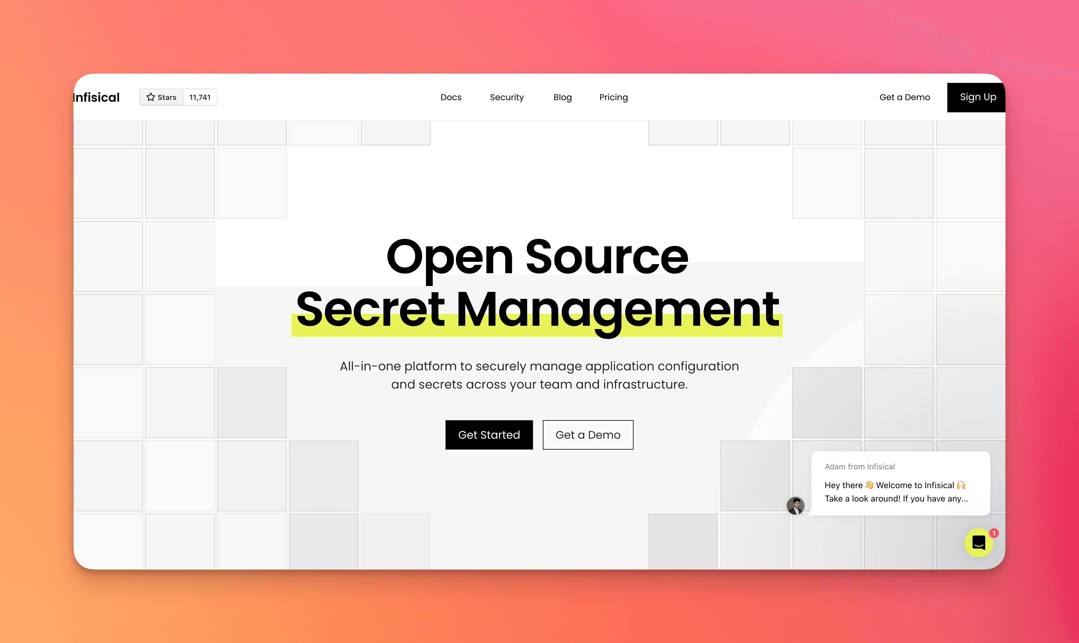 landing page update