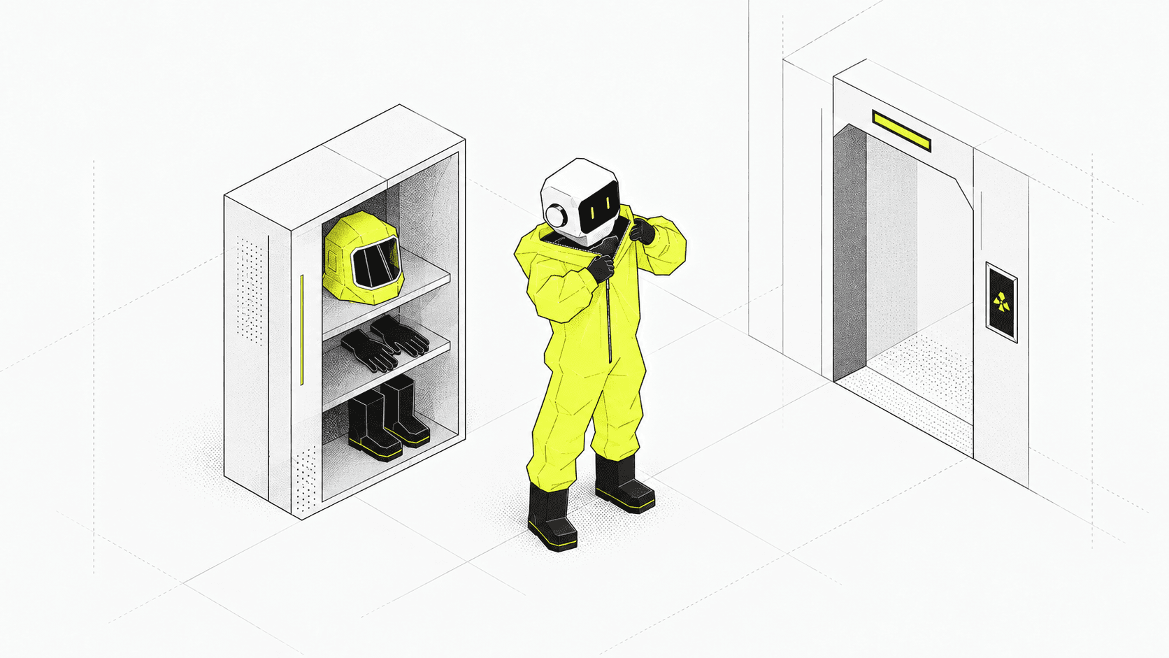AI Agent Security Requires Hazmat Suits, Not Self-Defense